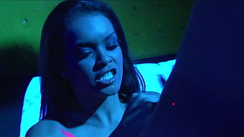 Beautiful brunette nurse wakes me up and rides my dick