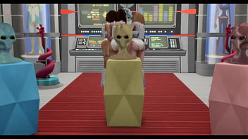 3 ebony whores in buzz lightyear outfits banged by big cock