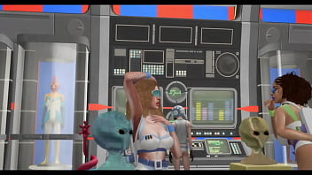 3 ebony whores in buzz lightyear outfits banged by big cock