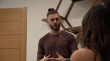 Perfect brunette with natural tits wants to feel real lust