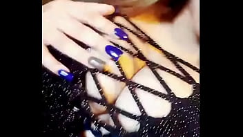 Showing off her tits