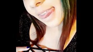 Showing off her tits