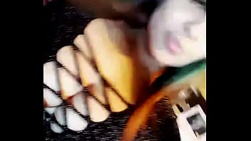 Showing off her tits