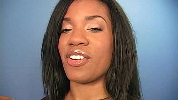 Incredible ebony teen blowjob gloryhole audition 21