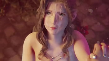 Aerith handjob cumshot