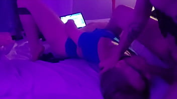 Blonde takes it deep in her throat