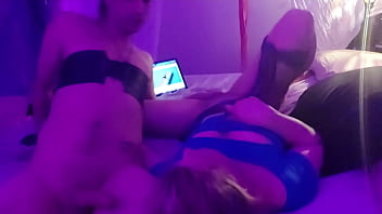 Blonde takes it deep in her throat