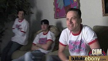 Black pornstar debut bukkake 17