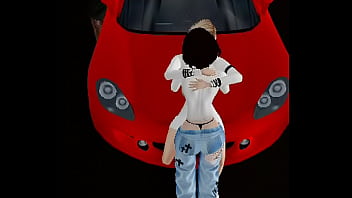 Lesbianas calientes besandose y frotandose en antro