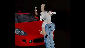 Lesbianas calientes besandose y frotandose en antro