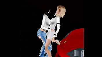 Lesbianas calientes besandose y frotandose en antro