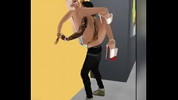 Fucking in laundry mat