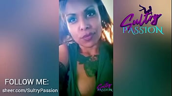 Sultry passion shows her nipple when her husband gets out of the car