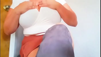 Milf with big tits and pink pussy