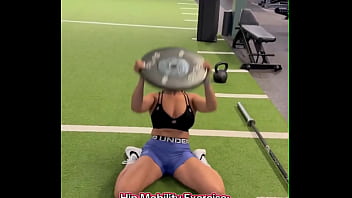 25lb Overhead Strengthens Shoudlers Traps & Triceps Hip Mobility Strengthens Hip Flexors I Comp thumbnail