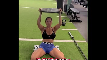 25lb Overhead Strengthens Shoudlers Traps & Triceps Hip Mobility Strengthens Hip Flexors I Comp thumbnail