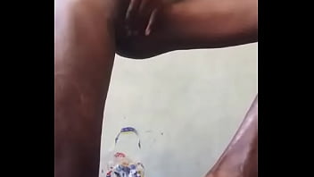 I couldn't resist fingering my wet pussy in bed