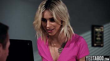 Petite Small Tits Blonde Teen Fucks Her Big Dick Career Counselor In His Office thumbnail