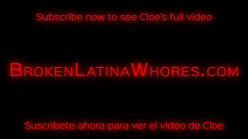 Pretty young latina with a hot body gets stuffed in every hole