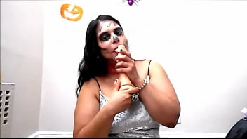 Ginger paris blowjob & cowgirl style with dildo