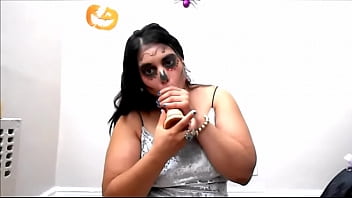 Ginger paris blowjob & cowgirl style with dildo