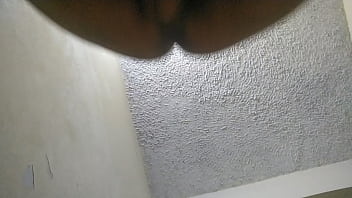 Double creampied by my big black bull while cuckold is working