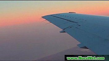 Nuru massage performed by busty japanese babe 23