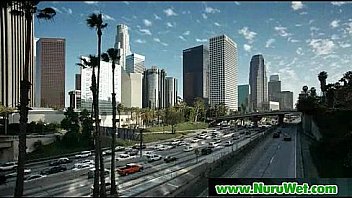 Nuru massage performed by busty japanese babe 23