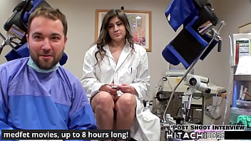 Human guinea pig gets mandatory hitachi orgasms from doctor tampa sophia valentina