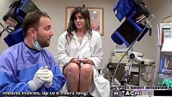 Human guinea pig gets mandatory hitachi orgasms from doctor tampa sophia valentina