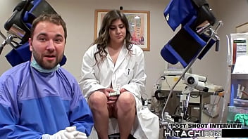 Human guinea pig gets mandatory hitachi orgasms from doctor tampa sophia valentina