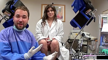 Human guinea pig gets mandatory hitachi orgasms from doctor tampa sophia valentina