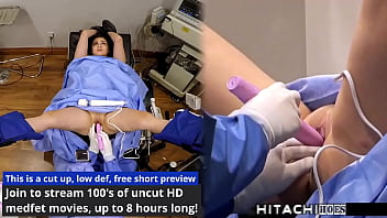 Human guinea pig gets mandatory hitachi orgasms from doctor tampa sophia valentina