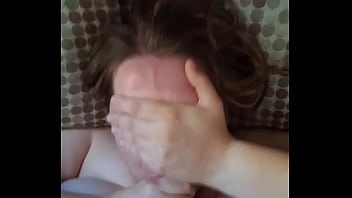 Fat german slut sucks on big cock until he cums in her mouth