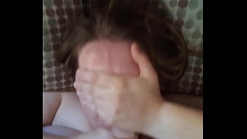 Fat german slut sucks on big cock until he cums in her mouth