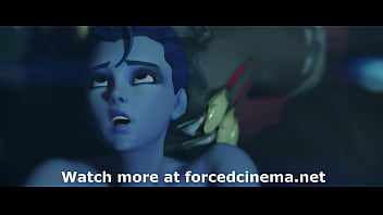 Blue girl fucked on table Blue girl fucked on table