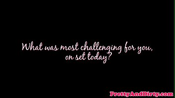 Interviewed pornstar pussyfucked with racket