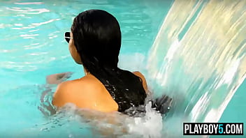 Gorgeous black playboy model is also a realtor in real life