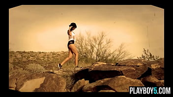 Gorgeous black playboy model is also a realtor in real life