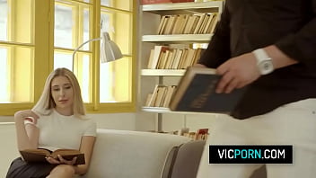 Hot blonde teen side fuck with her horny professor Hot blonde teen side fuck with her horny professor