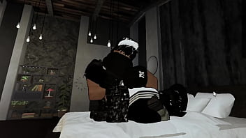 Bbc's owning a bratty huge ass femboy