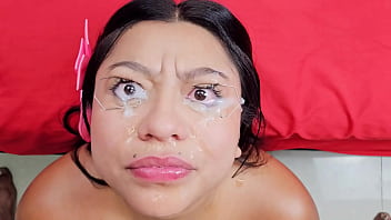 Piss drinking with cum in eyes Piss drinking with cum in eyes