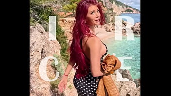 British redhead’s risky beach blowjob fuels wild doggy & cum in mouth