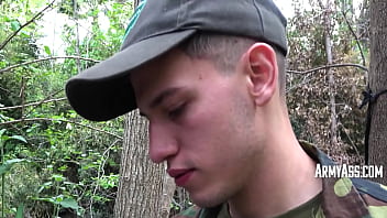 Horny Gay Army Threesome Jake Lotti Bautista Nores Caetano Soares thumbnail