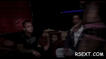 Large titted doxy takes the bone