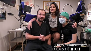 Channy crossfire's pussy gets shocked and blasted with cum