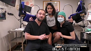 Channy crossfire's pussy gets shocked and blasted with cum