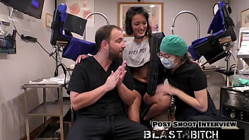 Channy crossfire's pussy gets shocked and blasted with cum