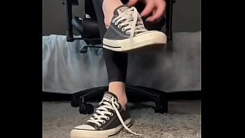 It's Time For You To Test The Scent Of My Sweaty Feet #smelly #sweatysoles #feetfetish #whitesocks # thumbnail