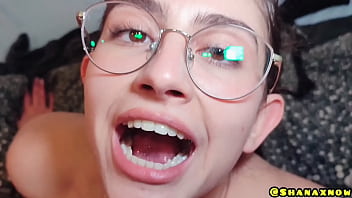 Femdom teacher feet fetish slave foot blowjob cum play